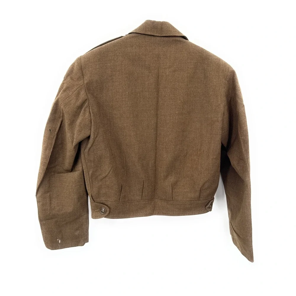 WWII 7th Army Specialist Coat Jacket Brown - Picture 7 of 8